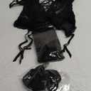 Anyou Lingerie for women, Womens Lingerie Stretchy Lace Teddy Plus Size lingerie with Stockings Size S (Black)