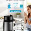 VEVOR Water Distiller, 6L/1.6 Gallon Larger Pure Water Purifier Filter for Home Table Countertop, 900W Glass Pot Distilled Maker, Stainless Steel Interior Drinking Machine to Make Clean Water