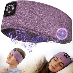 Bluetooth Headband, Sleep Headphones Band for Side Sleepers - Sleeping Headphones Headband with Thin Speaker Microphone Handsfree Ideas for Women Men