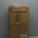 Pamo babe Portable Bassinet and Play Space Baby Dome with Toys and Canopy Travel Crib for Newborn (Deepgrey)