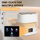 Portable Washing Machine Mini Washer for Apartments - Compact, Foldable Countertop Clothes Washer & Dryer Combo, Small Lavadora Portatil, Handheld Laundry Machine (Khaki, Large)