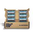 Dollar Shave Club | 6 Blade Razor Refills (8 Pack) | 6 Stainless Steel Blades for a Close & Comfortable Shave