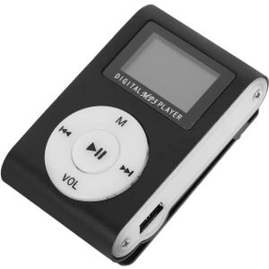 Gadpiparty Music Player Mp3 Player Digital Mp3 USB Screen Digital Mini Black