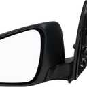 Driver Side Mirror Assembly Compatible with Toyota Corolla 2014-2019 Non-heated Power Adjustable Glass Replace 8794002F20, 8794002F21, TO1320293, 8794002941 Black (3Pin Left)