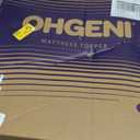 OhGeni Cooling 4 Inch Twin Size Dual Layer Mattress Topper, 2 Inch Gel Memory Foam, 2 Inch Soft Pillow Top Pad, Washable Bedroom Cover for Kids Mattresses, Extra Comfortable Sleep and Back Pain Relief