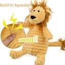 LECHONG 5Pack Dog Squeaky Plush Toys Puppy Toys Assortment Value Bundle Bulk Large Dog Teething Pet Chew Toys