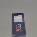 SOKAD Magnetic Stripes for iPhone 17 Case, Compatible with Magsafe, Cute Vertical Striped Design Glitter Opalescent Seashell for Women Girls, Stylish Matte Protective Phone Cover, Blue