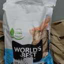 WORLD'S BEST CAT LITTER Poop Fighter Maximum Odor Defense, 15-Pounds - Natural Ingredients, Quick Clumping, Flushable, 99% Dust Free & Made in USA - Long-Lasting Odor Control & Easy Scooping