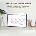 Dragon Touch 21.5" Digital Calendar Chore Chart 1080P Full HD Interactive Touchscreen, Smart Family Planner, Hearth Display Digital Calendar Wall & Desk Mountable for Seamless Scheduling Black