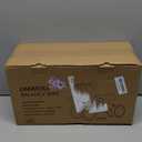 Umatoll Colorful Lighting Baby Balance Bike Toys for 1 Year Old Boys Gifts, Adjustable Seat Baby Walker, One Year Old Boy Birthday Gifts, 12-24 Months Toddler First Ride on Toys (Black)