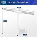 Pool Fountain for Inground Pools, Pool Sprinkler Fountain Upgraded Hydro-Powered Glow Adjustable Spray, Pool Waterfall Fountain Pool AccessoriesCooling & Relaxation