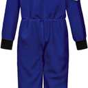Astronaut Costume for Kids Space Pilot Toddler Boys Birthday Halloween Costumes Blue, 10-12 Years