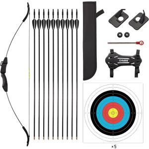 Bow and Arrow Set for Kids, Archery Beginner Gift with 10 Arrows, 42"