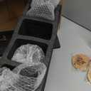 Clear Tiki Glasses Set of 4 - Exotic Tropical Cocktail Glasses with Straws and Coasters,Hawaiian Style Tiki Mugs for cocktails,Mai Tai, Zombie and Pia Colada,Tiki Bar Drinkware.