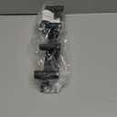 Wall Mounted Coat Rack-4 Hooks, Heavy Duty Stainless Steel Wall Hooks for Towel Coat Bag, Hat Rack Coat Hanger Coat Hooks Towel Racks for Bathroom Entryway Kitchen Hotel Office (Black, 1 Pack)