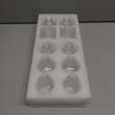 Hedume Set of 10 Small Glass Flower Vases, Clear Glass Bud Vases, Decorative Rustic Floral Vases, Mini Table Floral Vase for Home Decor Centerpieces, Events, Vintage Look