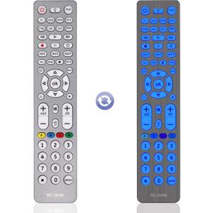 Backlit Universal Remote Control for TVs/Streaming Players/Audio/Cable Boxes and More 8-Device, Universal TV Remote for Samsung, LG, Sony, Philips, Vizio,Apple and More Brand (US-G016)