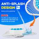 36 Pack Urinal Deodorizer Screen, Urinal Cakes with Anti-Splash Filter Odor Protection, Urinal Deodorizer for Men Bathroom Airport Office Mall Hotel(Ocean Breeze Scent)