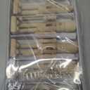 PRETYZOOM Nutcracker 12Pcs Unpainted Wooden Nutcracker Puppets DIY Christmas Decorations Paint Your Own Ornaments Holiday Table Decor