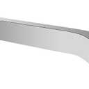 HarJue Shower Arm with Flange and Teflon Tape, Wall Mounted Square Shower Pipe 304 Stainless Steel Extension Arm for Fixed Shower Head & Handheld Shower (10 Inch, Chrome)