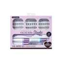FALSCARA Studio Lash Extension Kit, 54 Stackable Lash Clusters, Medium Volume, 10mm-14mm, Dark Chocolate, False Eyelashes, InfuseBond, Water-Resistant Seal, BondBoost, Hydro Cleanser, Applicator