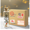 Valentines Day Christmas Gifts For Her Him - You Hold the Key to My Heart, Anniversary Wedding Gift Ideas, Romantic I Love You Gifts For Girlfriend Boyfriend, Wife & Husband, Message In A Glass Bottle