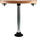 Hoffen Marine Thread-Lock Table Package- Pontoon Boat Table - Oval (Burlywood)