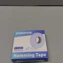 Hem Tape 3/4 INCH x 70 Yards No Sew Iron-On Fusible Interfacing Hemming Fabric Tape Adhesive with Scissors&Tape Measure for Clothes Pants Dress Curtains DIY Kit Gift Stocking Stuffers for Women(White)