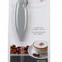 Battery Operated Handheld Milk Frother, 1 Pack Gray