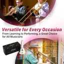 Libretto 12C Trombone Mouthpiece, 2m Silver Plated w/Vacuum Packing, Fits Small Bore Trombone, Alto Trombone & Baritone, Ideal for Beginner, Student, Jazz Player