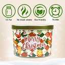 Christmas Candles - Christmas Gifts for Women, Natural Soy Wax Gingerbread Scented Candles(12.7oz)