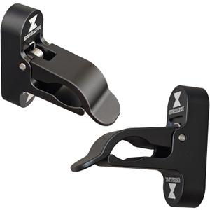 Magnetic Golf Holder Clip  Aluminum Alloy Ring Stand Clip for Golf Carts | Holds 30-70 Ring Gauges | Ideal Gifts for Golfers (Gloss Black)