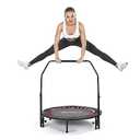 MaxKare 40” Fitness Trampoline for Kids Adults-Mini Exercise Rebounder Indoor & Outdoor Folding Trampolines Foldable with Adjustable Handle