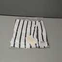 LilyCoco Womens 3/4 Length Sleeve Tops Striped Boat Neck Shirt Frenchy Cotton Tees White Small (S)