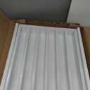 Dog Gate Wooden Freestanding Pet Gate3 Panel 23.6" Height White Indoor Dog Fences,House Gate for Doorways & Stairs