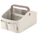 Skip Hop Diaper Caddy Organizer with Touch Sensor Night Light Nursery Style Oat
