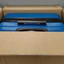 Amazon Basics 30" Hardside Large Checked Luggage, Expandable For Up to 15% More Space, With Scratch-Resistant Surface, Four Multi-directional Wheels, Telescoping Handle, Light Blue