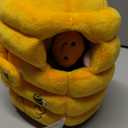 JoyCat Baby Toys 6-12 Months - Soft Baby Beehive with 5 Sensory Bees - Rattle, Crinkle Paper, Squeaker, Mirror, Busy Montessori Soft Toys for Toddlers 0-3 Years Old - Baby Easter Basket Stuffers Gift