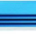 Angeles Stackable Daycare Cots, Value Line Toddler Cot 52" L x 22" W, Ready to Assemble Toddler Bed for Preschool Classroom, Standard Size, Pack of 4, Blue