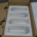 GLING [9.4 oz. - Set of 8 Stemless Champagne Glasses, Flute Crystal Glass Cups, Cocktail Glass Set - Great for Parties, Weddings and All Occasions