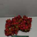 20 Pcs Dark Red Hydrangea Artificial Flowers Bulk, Faux Hydrangea Flowers Heads, Artificial Fake Silk Hydrangea Flowers with Stems, Red Flowers Artificial for Decoration Wedding Dcor