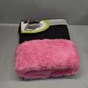 Tadpoles Quilted Stroller & Car Seat Cover - Black & Pink | 27" x 20" x 2" | Made of 100% Super Soft Microfiber Polyester | Warm, Gentle & Durable | Ideal for Use as a Stroller Cover & Car Seat Cover