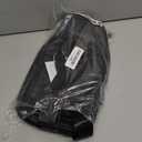 Seoky Rop Men Leather Sling Bag Purse Waterproof Crossbody Chest Bag Sling Backpack with USB Charging Port One Shoulder Bag Black