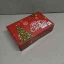 Flechllary 3ft DIY Felt Christmas Tree for Toddlers, Set Plus Snowman Advent Calendar with 33 Removable Ornaments, Wall Hanging Xmas Gift for Kids with String Lights (Batteries Not Included)