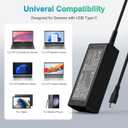 Dzytnsy 65W USB C Laptop Charger Compatible with HP Chromebook/Lenovo/Dell/Acer and More Chromebook Type C Power Cord