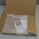 Qinyoung Acrylic Straw Holder for Cabinet Door with Double Sided Adhesive Tape Reusable Straw Organizer Tumbler Storage Kitchen Accessories Container for Counter Cupboard(Classic,Large,Transparent)