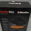 Mueller Heart 5 Waffle Maker, Waffle Iron, Adjustable Browning Control & Nonstick, Cool Touch Handle, Easy to Clean, Small Kitchen Appliances