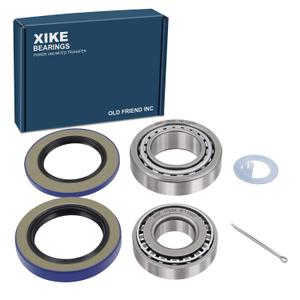 XiKe 1 Set Fits 6,000-7,000 lb Axles Trailer Wheel Hub Kit, Include 25580/25520 ＆ 14125A/14276 Bearings, 21333TB, 22333TB /10-10, 10-36 Seal and Cotter Pin
