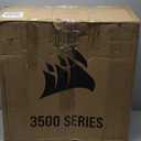 CORSAIR 3500X ARGB Mid-Tower ATX PC Case  Panoramic Tempered Glass  Reverse Connection Motherboard Compatible  3X CORSAIR RS120 ARGB Fans Included  Black