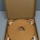 Baby Proof Corners and Edges 18.2ft (Large 15ft Edge+8 Corner Guard), Fireplace Baby Proofing Bumper Guard, Heavy-Duty Soft NBR Foam Edge Corner Protector Sets for Furniture Table, Childsafe/Pre-Taped (Light Brown)